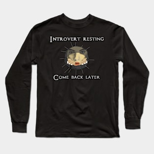 Introvert Resting Long Sleeve T-Shirt